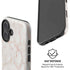 Rose Gold Marble iPhone 16 Magsafe Impact Case